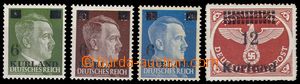 105668 - 1945 KURLAND   Mi.1-3, 4A, complete set, mint never hinged, 