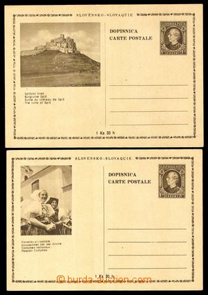 105678 - 1939 CDV4/1, 2, Slovenky u kostela II. typ, Spišský hrad I
