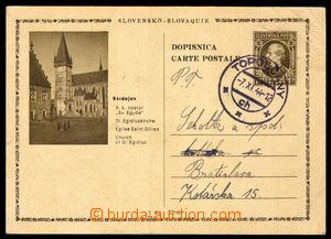 105681 - 1944 CDV4/16, Propagační - Bardejov, typ II., dopisnice po