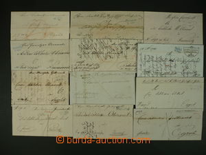 105688 - 1842-50 AUSTRIA / PRE-PHILATELY  comp. 12 pcs of letters mai