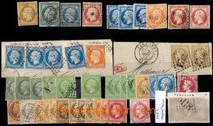 105693 - 1852-69 selection of 45 pcs of classical stamp, contains i.a