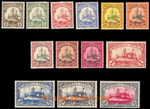 105724 - 1901 MARSHALL ISL.  Mi.13-25, Ships, c.v.. 180€