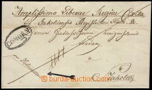 105839 - 1837 folded cover of letter to Skalice via Bratislava and Ho