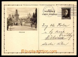 105957 - 1939 CDV67/8, Promotional abroad - Prague, sent to Slovakia 