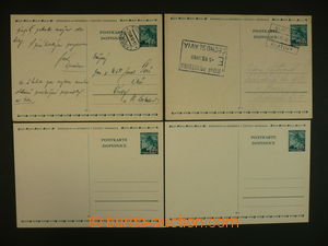 105961 - 1939 CDV4, Lipová ratolest 60h, 4 kusy, 2x nepoužité s DV