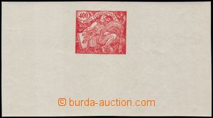 106028 -  PLATE PROOF  value 400h, in red color on/for larger stamp p