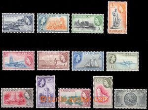 106181 - 1953 Mi.203-215, Krajinné motivy a Alžběta II., kat 75€