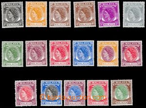 106205 - 1954 Mi.28-43, Alžběta II., kat. 60€