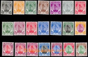 106225 - 1946 Mi.53-73, Sultan Hisamuddin, c.v.. 110€