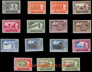 106260 - 1957 Mi.76-86, Sultan Ismail Nasir, set 15 pcs of stamps, va