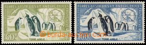106271 - 1956 Mi.8-9, Penguins, nice quality, c.v.. 100€