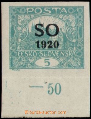 106370 -  Pof.SO3 Is, 5h modrozelená, krajová známka, I. spirálov