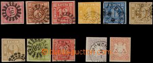 106408 - 1850-67 comp. 11 pcs of classical stamp, c.v.. 1000€