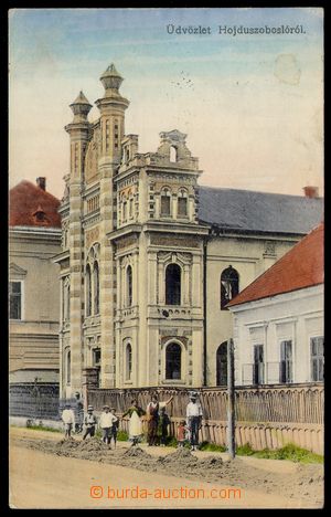 107565 - 1915 HOJDUSZOBOSLÓRÓL - synagoga, jednozáběrová, na vý