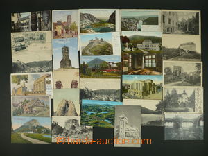 107646 - 1910-30 TOPOGRAPHY / Czechoslovakia  selection of 25 pcs of 