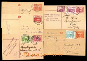 107658 - 1919-20 CDV7, 10 2x, CDV 14 2x, sestava 5ks dopisnic, z toho