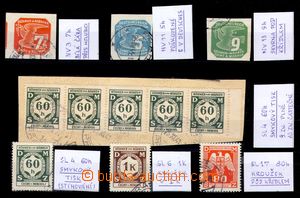 108241 - 1939-43 Pof.SL4, SL6, SL17 + novinové NV3, NV11 a NV13, ses