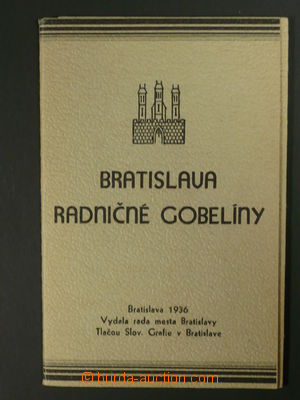 108501 - 1936 BRATISLAVA (Pressburg / Pozsony) - Radniční gobelíny