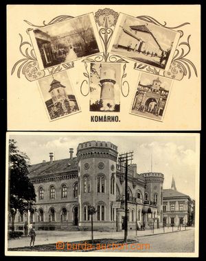108581 - 1936 KOMÁRNO (Komárom) - sestava 2ks pohlednic; prošlé, 