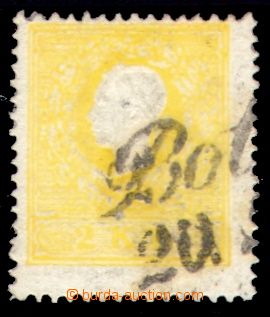 108654 - 1858 The 2nd issue., Mi.10Ib, deep yellow, certificate Ferch