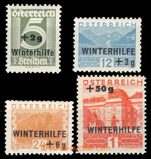 108657 - 1933 Mi.563-566, Winter relief, short certificate Soecknick 