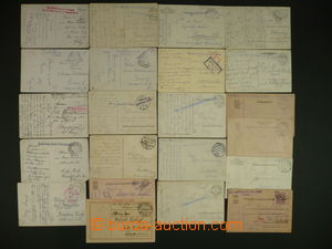 108679 - 1915-18 selection of 22 pcs of Ppc and FP cards with various