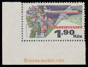 108779 - 1973 Pof.L77xb, 50 let ČSA, papír oz, levá dolní rohová
