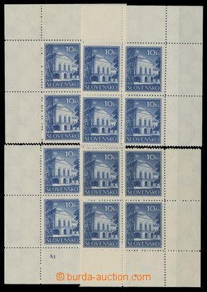 108871 - 1940 Alb.46y, Prezidentský palác 10Ks, papír s průsvitko
