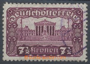 109437 - 1920 Mi.289B, Parlament 7½Kr, ŘZ 11½, specialisty