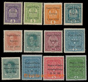 109461 - 1918 TRENTINO  comp. 8 pcs of stamp. with overprint Regno d'