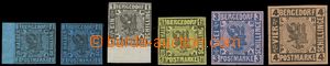 109574 - 1861 comp. 5 pcs of classical stamp, contains Mi.1a, 1b, 2 -