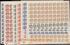 109896 - 1939 Pof.NV1-9, OT1 2x, always complete sheet and lower bnd-