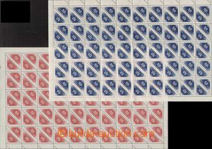 109942 - 1937 Pof.DR1-2B, Delivery stmp - rectangle, comp. 2 pcs of s