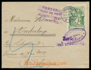 109995 - 1916 FIELD POST  letter from Belgian prisoner in Holland, wi
