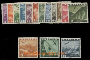 110088 - 1935 Mi.610-612, Letecké, koncové hodnoty 3Sch, 5Sch a 10S