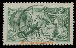 110180 - 1913 Mi.144, popular so-called. The Green Pound, nicely cent