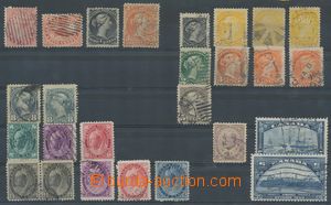 110201 - 1859-1933 selection of 26 pcs of stamps Canada, i.a. Mi.10, 