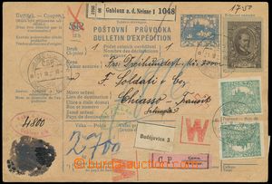 110263 - 1920 CPP11, celá poštovní průvodka zaslaná do Švýcars
