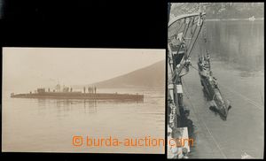 110830 - 1914-15 sestava 2ks pohlednic, 2x ponorka; nepoužité, luxu