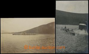 110831 - 1914-15 sestava 2ks pohlednic, 2x ponorka; nepoužité, luxu
