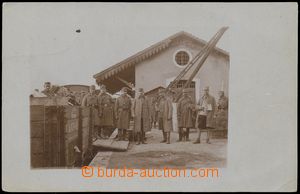 110856 - 1918 CALALZO (Itálie) - nádraží, vojáci, prošlá FP, c