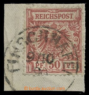 111021 - 1890 GERMAN NEW GUINEA   Mi.V/ 50a, value 50Pf brown-red, CD