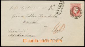 111060 - 1872 postal stationery cover Mi.U60, VI. issue 5 Kreuzer, se