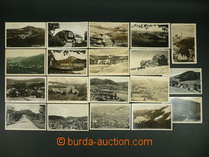 111237 - 1939-43 SUDETY  sestava 19ks pohlednic z různých míst, pr