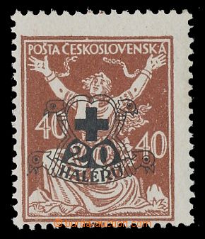 111486 -  PLATE PROOF Liberated Republic 40h brown, black additional 
