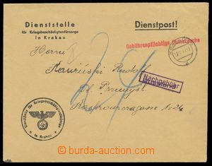 111709 - 1941 GENERALGOUVERNEMENT  služební dopis do Przemyślu, ku