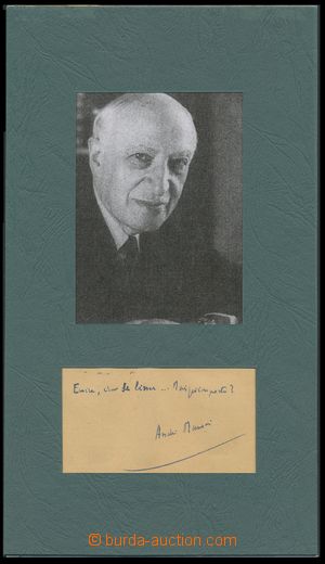 111771 - 1935 MAUROIS André, one's own name Émile Salomon Wilhelm H
