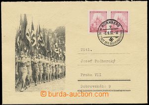 111914 - 1939 GERMANY  obálka s propagandistickým přítiskem, vyfr