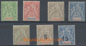 111969 - 1899-1903 Mi.17-21, 22-23, Alegorie, kat. 64€