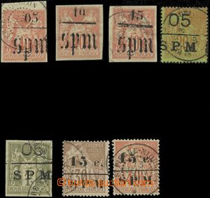 111991 - 1885-1891 Mi.4-7, 10, 14, 16, kat. 300€